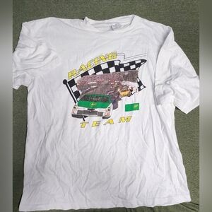 Vintage BP Racing Team Graphic White Tee